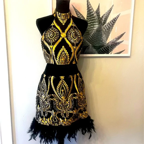 green emerald velvet dress Fashion Nova Dress main image 0